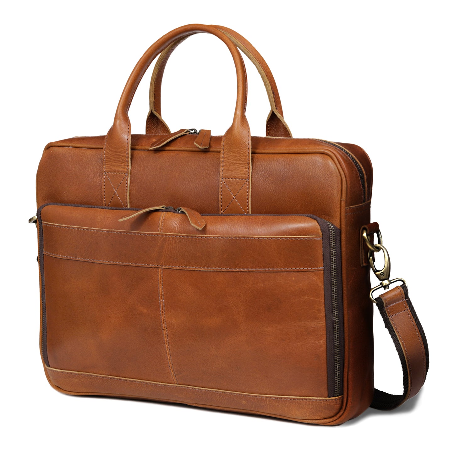 The Desire Buffalo Leather Briefcase