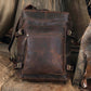 Retro Leather buffalo backpack