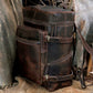 Retro Leather buffalo backpack