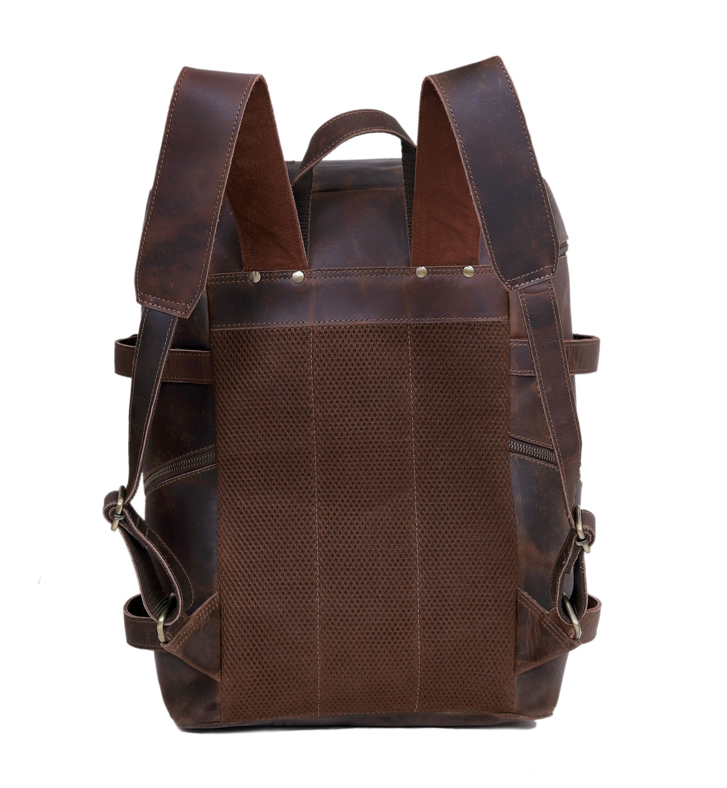 Retro Leather buffalo backpack