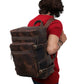 Retro Leather buffalo backpack