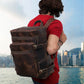 Retro Leather buffalo backpack