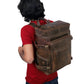 Retro Leather buffalo backpack