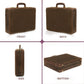 The Vintage Buffalo Leather hard shell attaché Case Briefcase