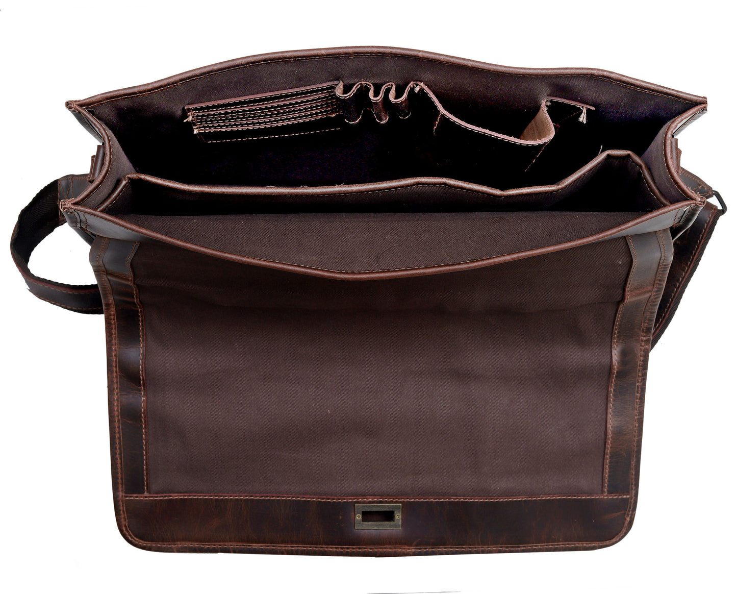 The Paradise Leather Messenger Bag For Men