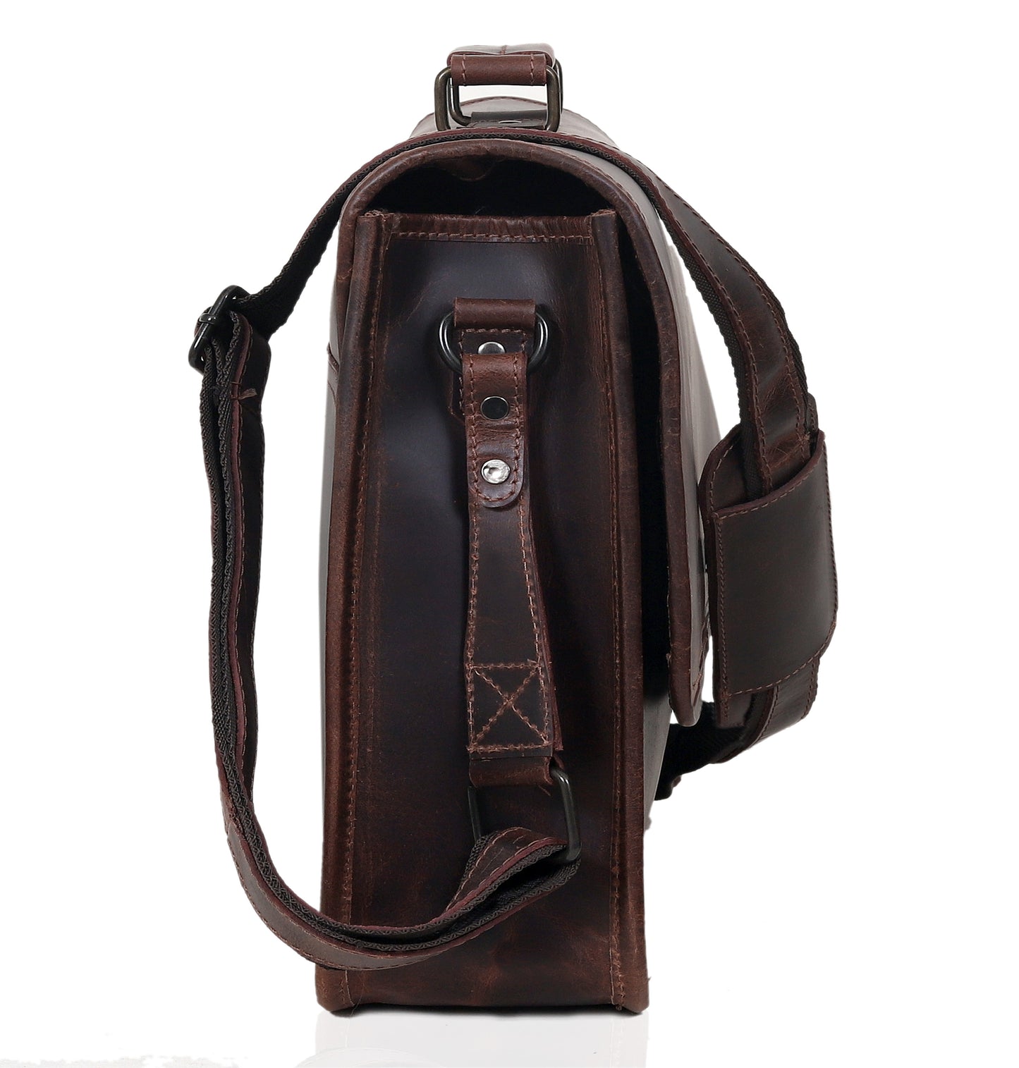 The Paradise Leather Messenger Bag For Men