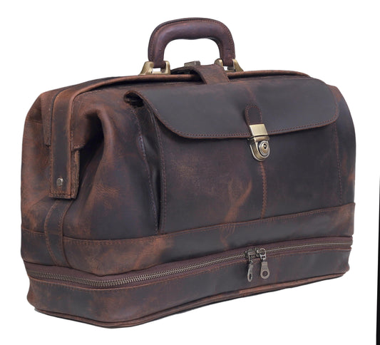 The Vintage Leather Briefcase Doctor Bag