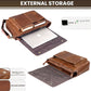 The Jackson Leather Buffalo Briefcase