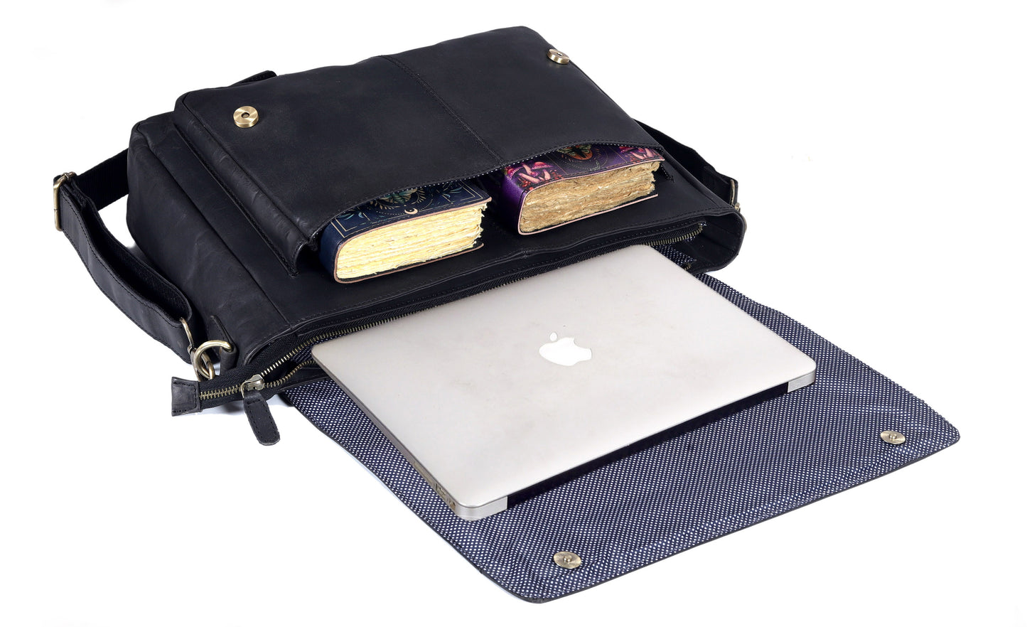 The Barbosas Leather Buffalo Briefcase