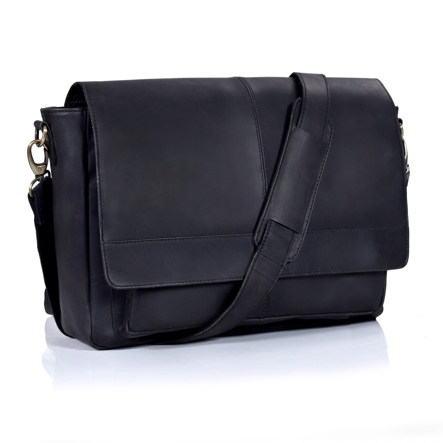 The Barbosas Leather Buffalo Briefcase