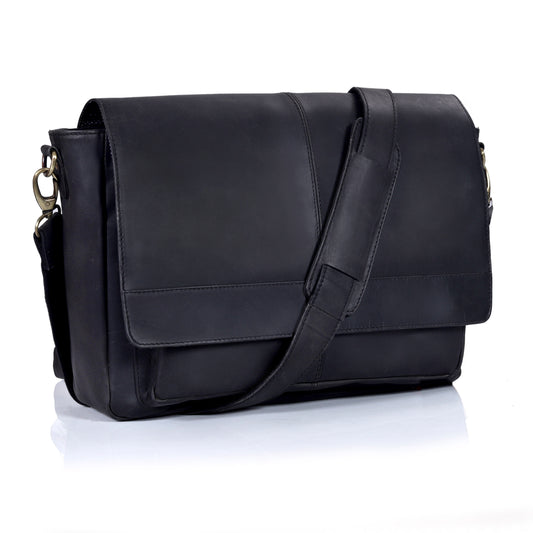 The Barbosas Leather Buffalo Briefcase