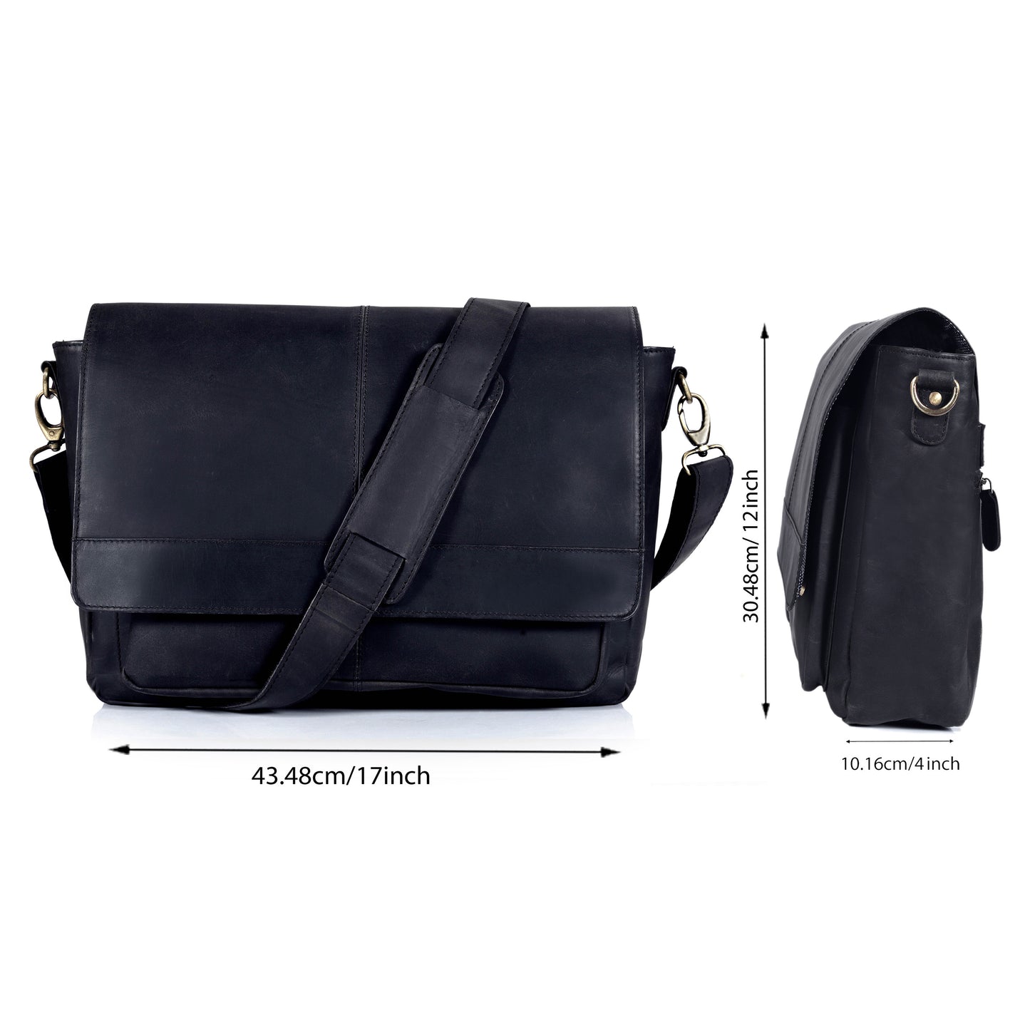 The Barbosas Leather Buffalo Briefcase