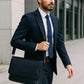 The Barbosas Leather Buffalo Briefcase