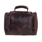 Full Grain Hunter Leather Toiletry Bag