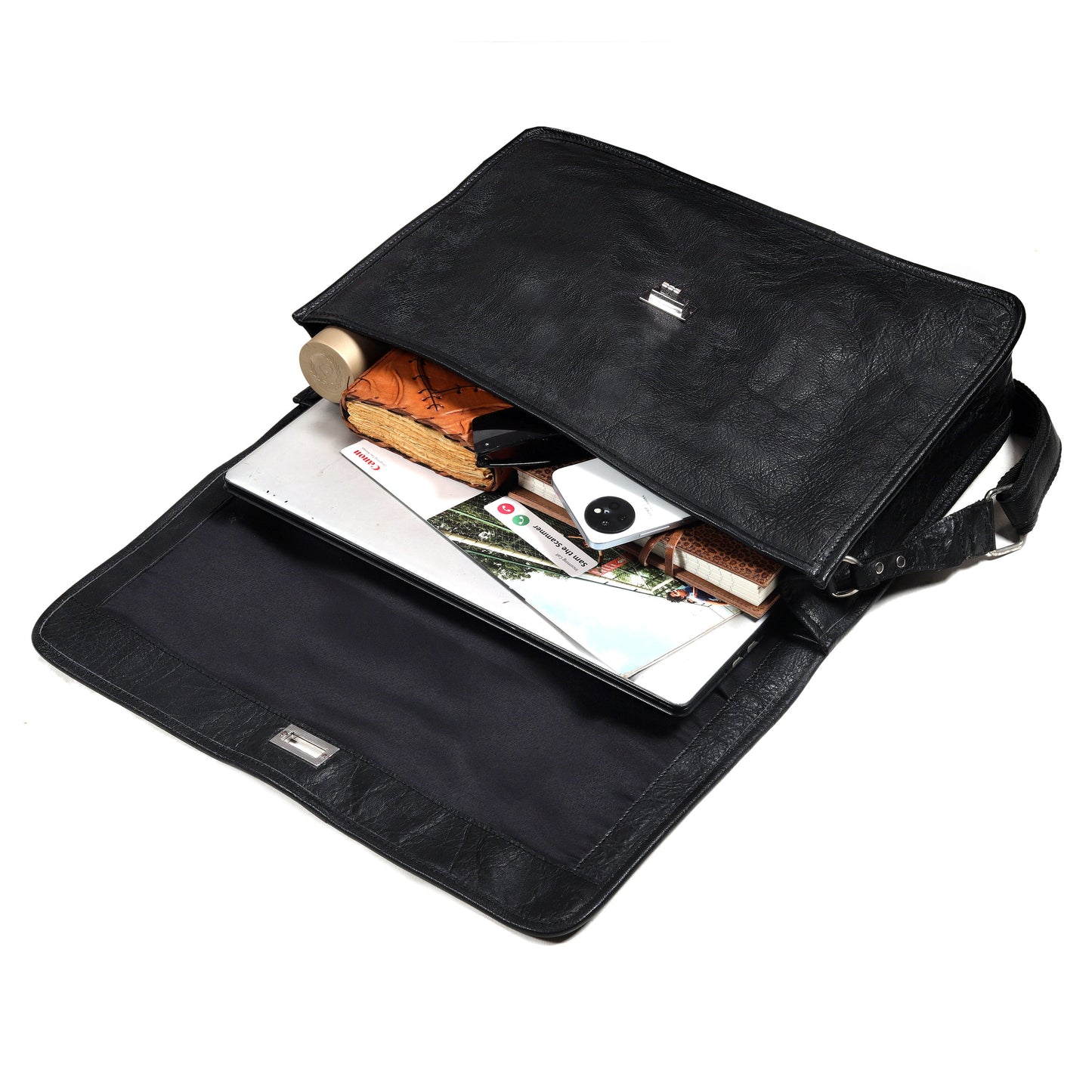 The Granger Leather Messenger Bag