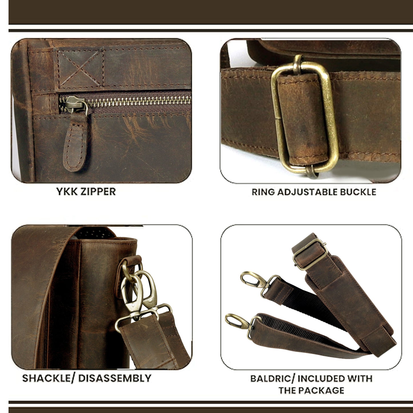 The Porter Leather Messenger bag
