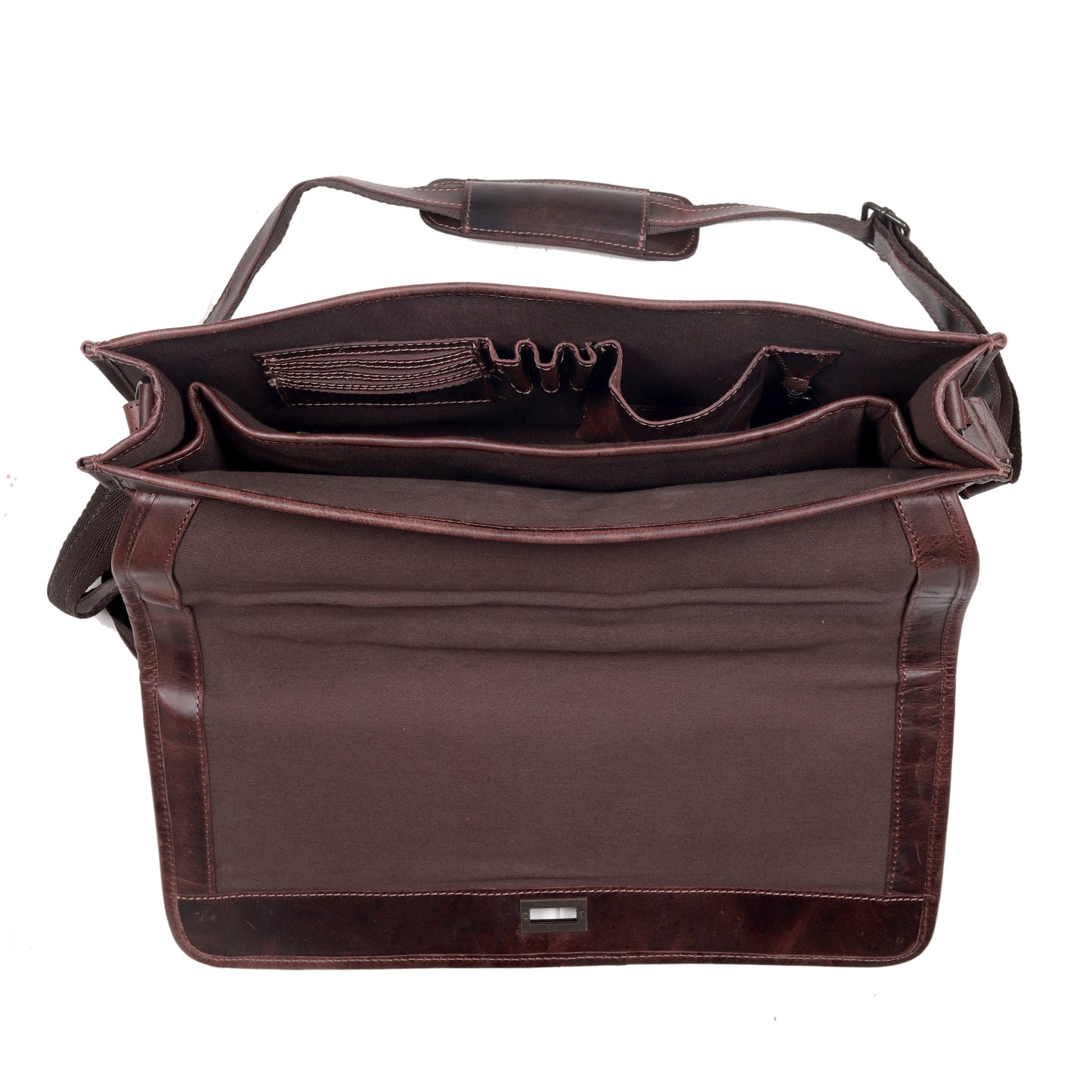 The Paradise Leather Messenger Bag For Men