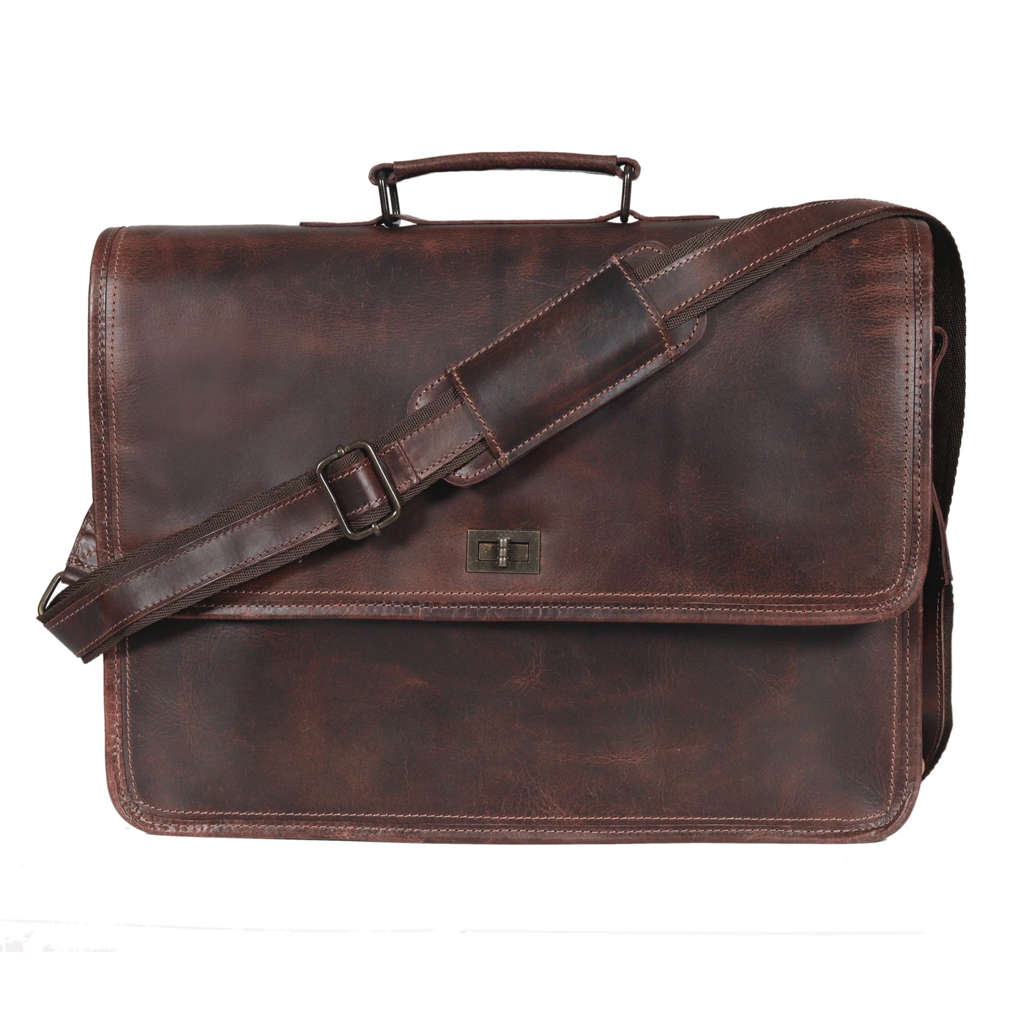 The Paradise Leather Messenger Bag For Men
