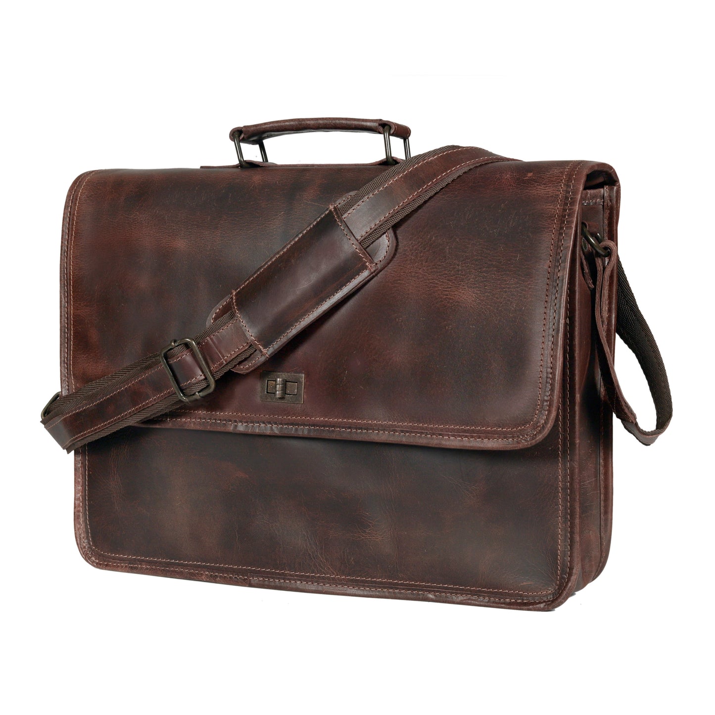 The Paradise Leather Messenger Bag For Men
