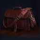 The Harvest Leather Messenger Bag