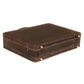 The Vintage Buffalo Leather hard shell attaché Case Briefcase