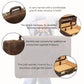 The Vintage Buffalo Leather hard shell attaché Case Briefcase