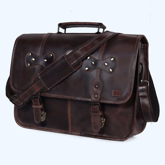 Metro Carry Leather Messenger Bag
