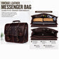 Metro Carry Leather Messenger Bag