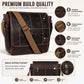 The Regal Buffalo Leather Briefcase