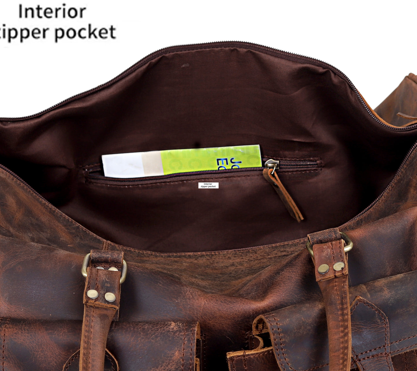 The Legendary Vintage Classic Buffalo Leather Travel Duffle Bag