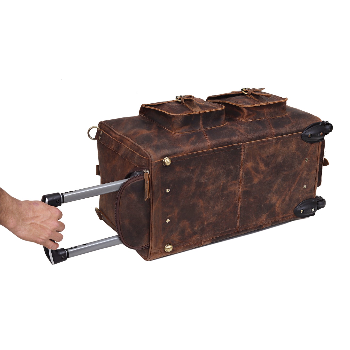 The Legendary Vintage Classic Buffalo Leather Travel Duffle Bag