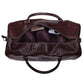 The Noir Croc Leather Duffle Bag
