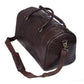 The Noir Croc Leather Duffle Bag