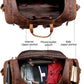 Vintage Radiant Buffalo Leather Duffle Bag