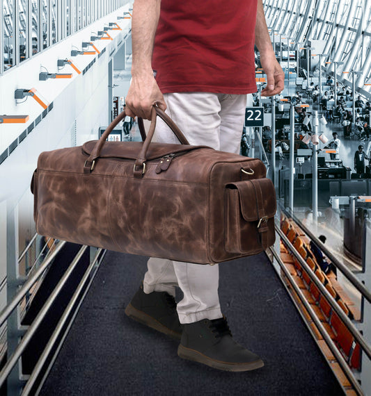 The Overnight Leather Duffle Bag
