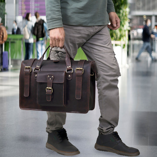 The Signature Leather Briefcase