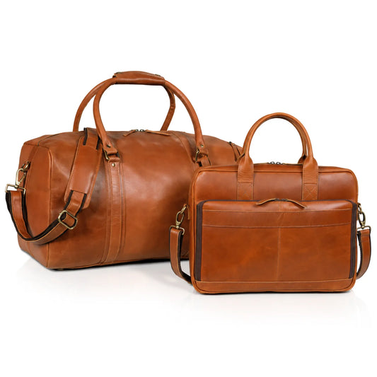 The Professional Leather Bag Combo