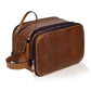 Leather Dopp Kit Toiletry Bag