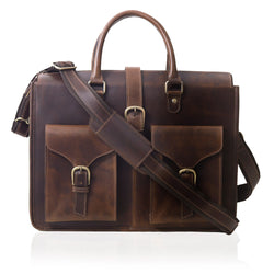 Leather Briefcase for Office