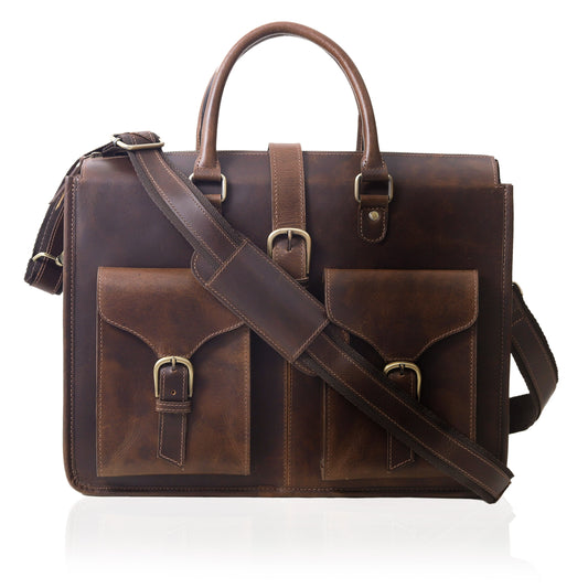 Leather Briefcase for Office