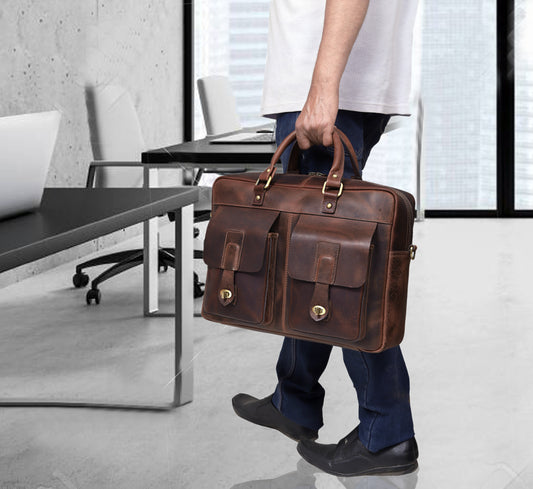 Mens Leather Briefcase
