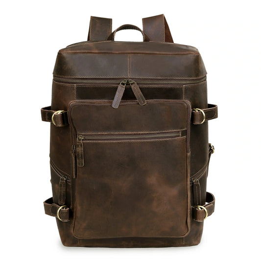 Retro Leather buffalo backpack