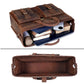 The Atlantic Buffalo Leather Briefcase