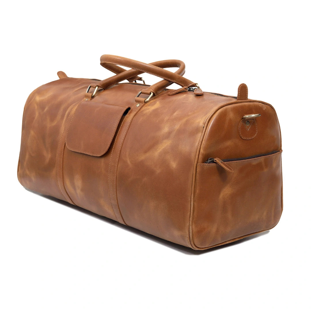 buffalo leather backpack or duffle Buffalo Leather Bag for Travel | Weekender Duffle Bags