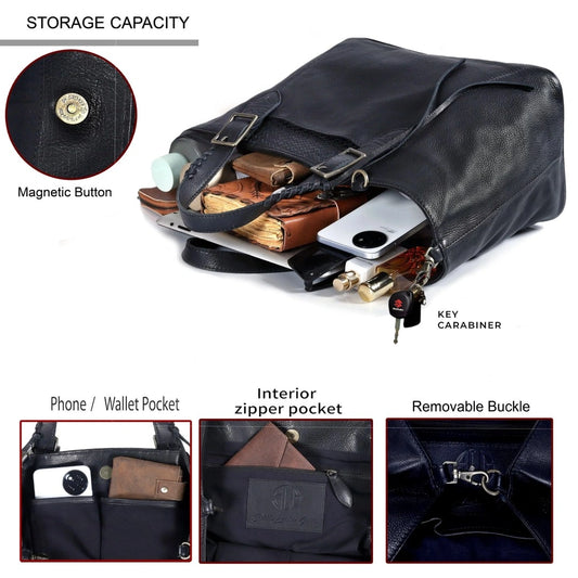 The Exclusive Leather Tote