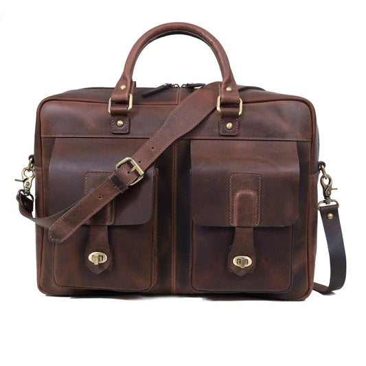 The Indiana Leather Briefcase