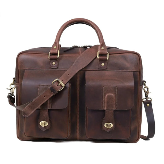 The Indiana Leather Briefcase