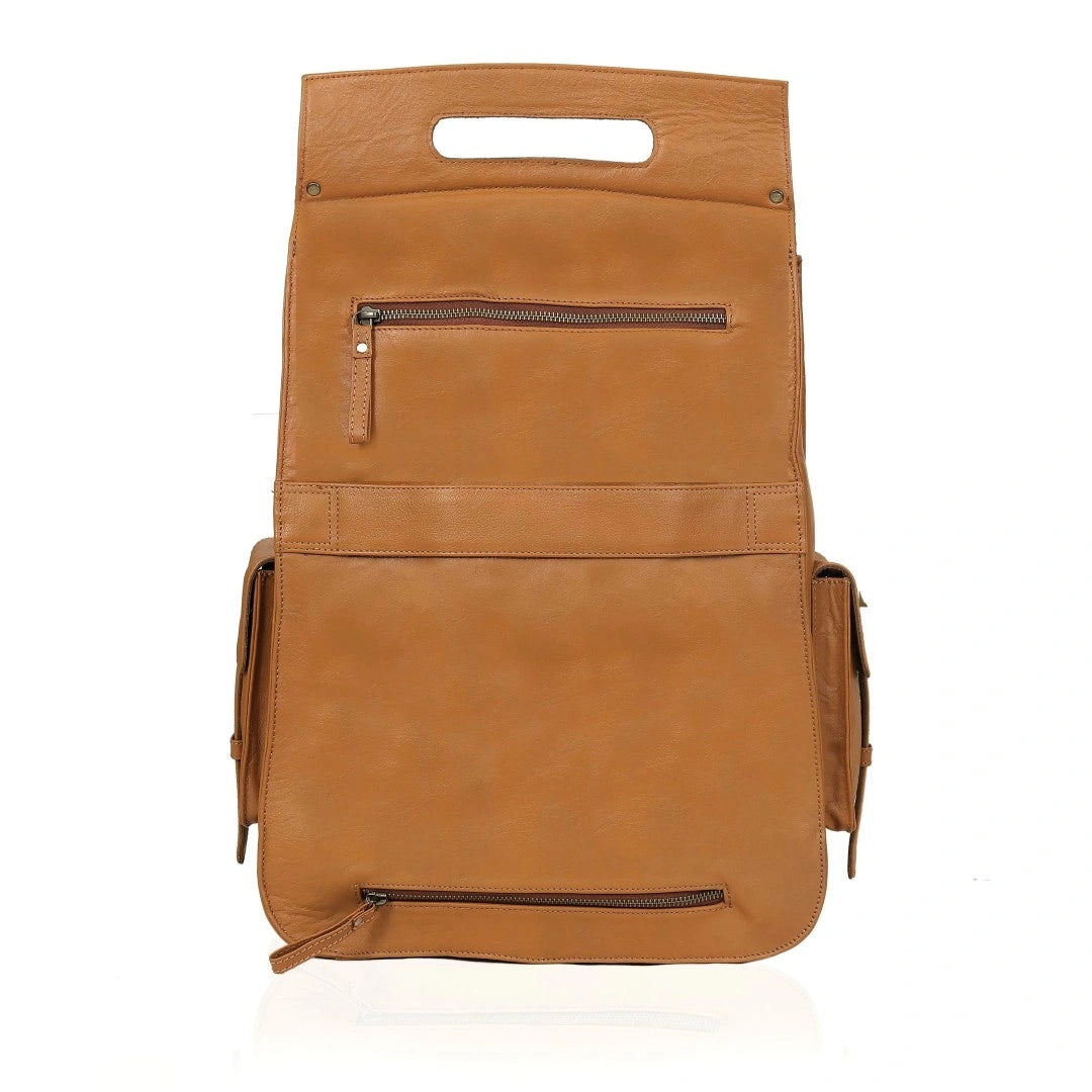 buffalo bags backpack leather Premium Buffalo Leather Daypack| Leather Laptop Backpack