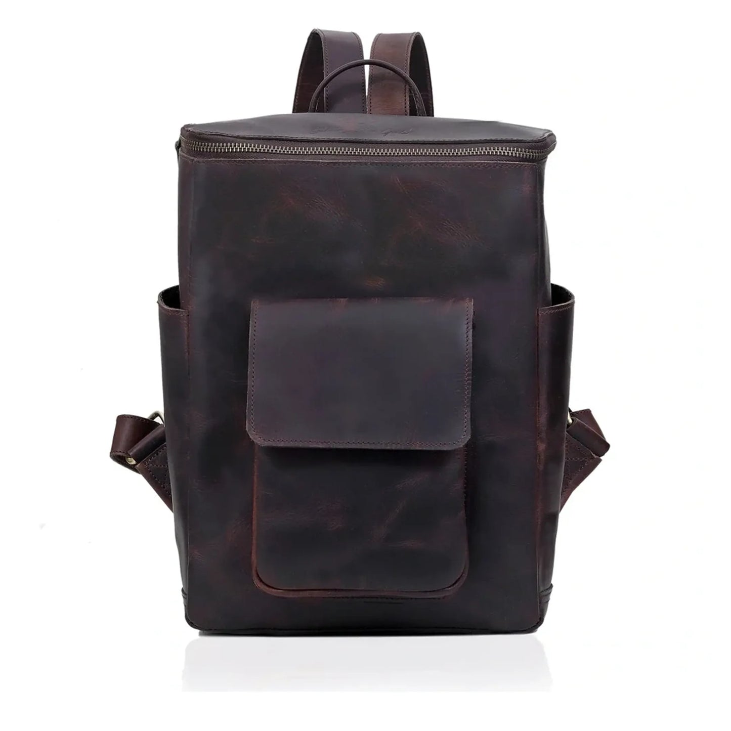 buffalo leather backpack Buffalo Leather Backpack | Vintage Leather Travel Backpack