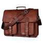 The Lunar Leather messenger Bag